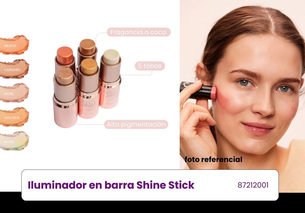 ILUMINADOR EN BARRA SHINE STICK ARIA 