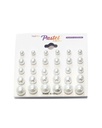 ZARCILLOS TOPITOS PERLAS SET DE 15