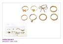 ANILLOS LAZO SET DE 8