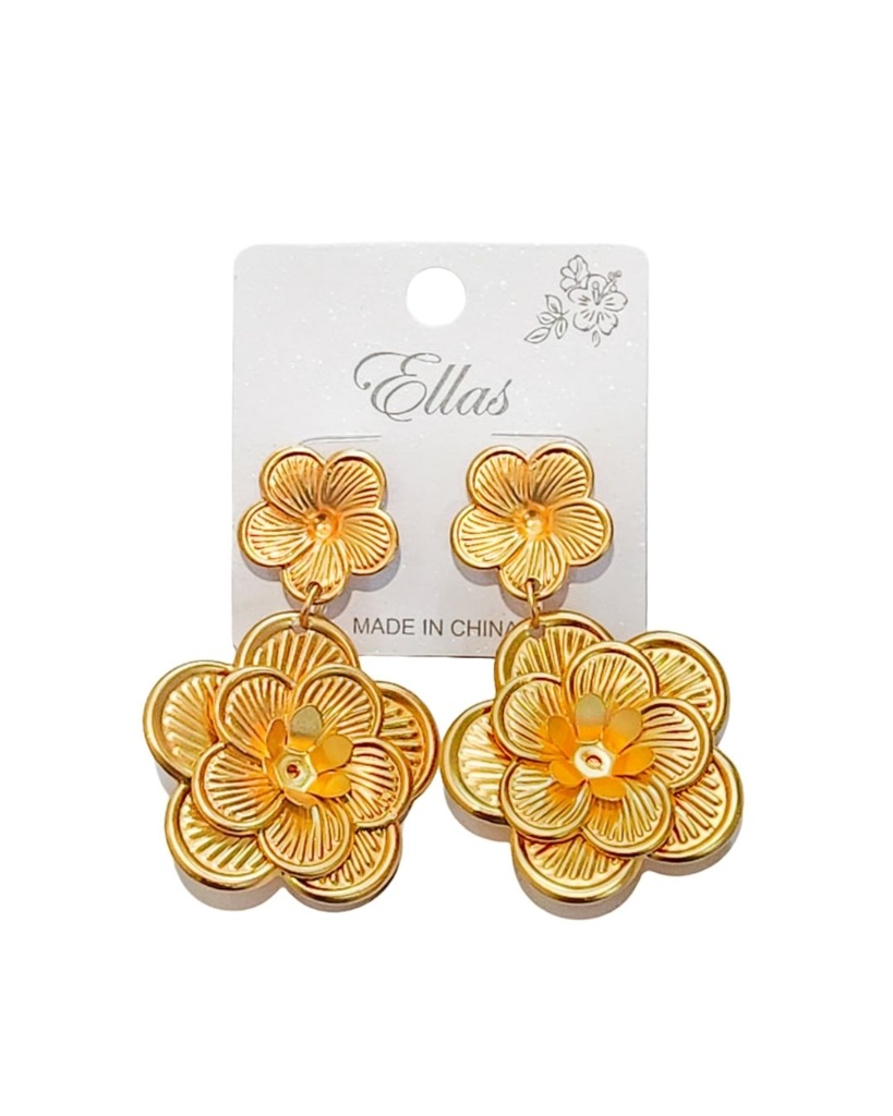 ZARCILLOS LARGOS FLOR (AER1079C)