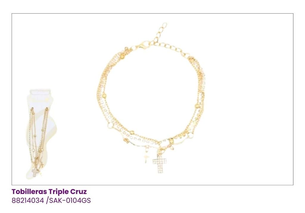 TOBILLERAS TRIPLE CRUZ