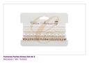 PULSERAS BALINES STRASS SET DE 5