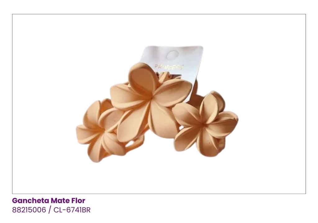GANCHETAS MATE FLOR
