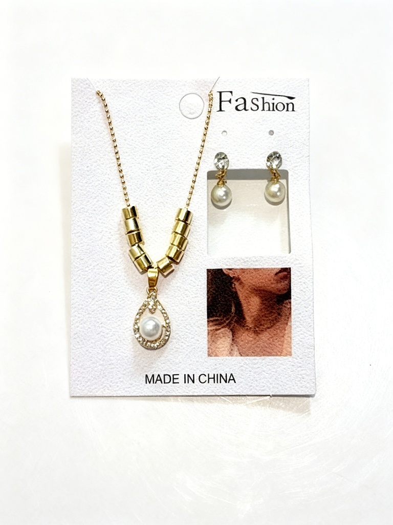 COLLARES CADENA PERLAS