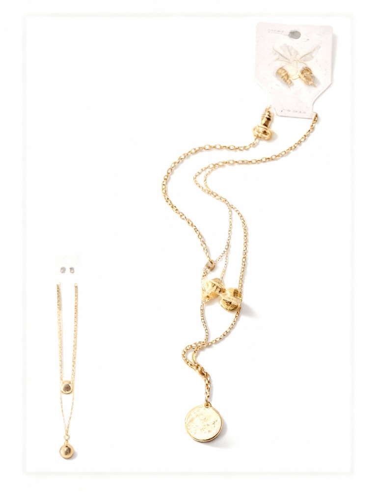 COLLARES CADENA DOBLE CEREZA