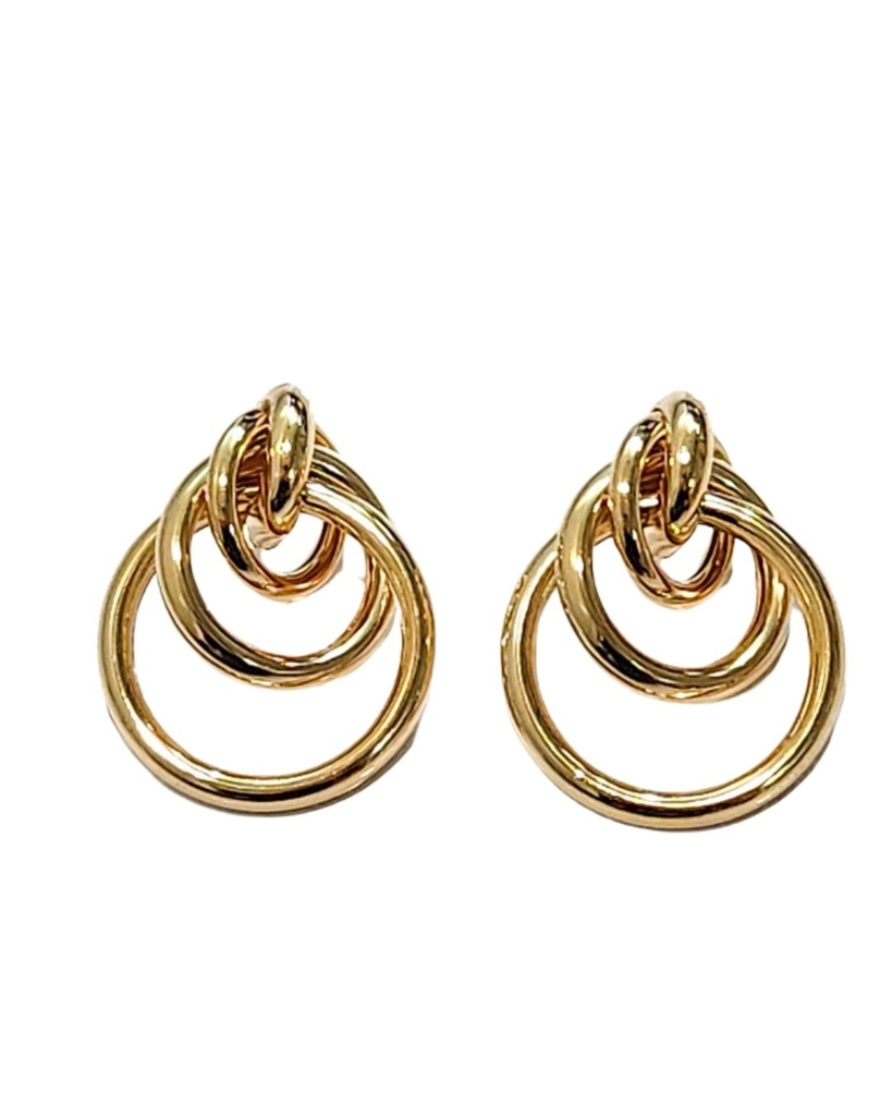 ZARCILLOS LARGOS AROS (5.20 CM)