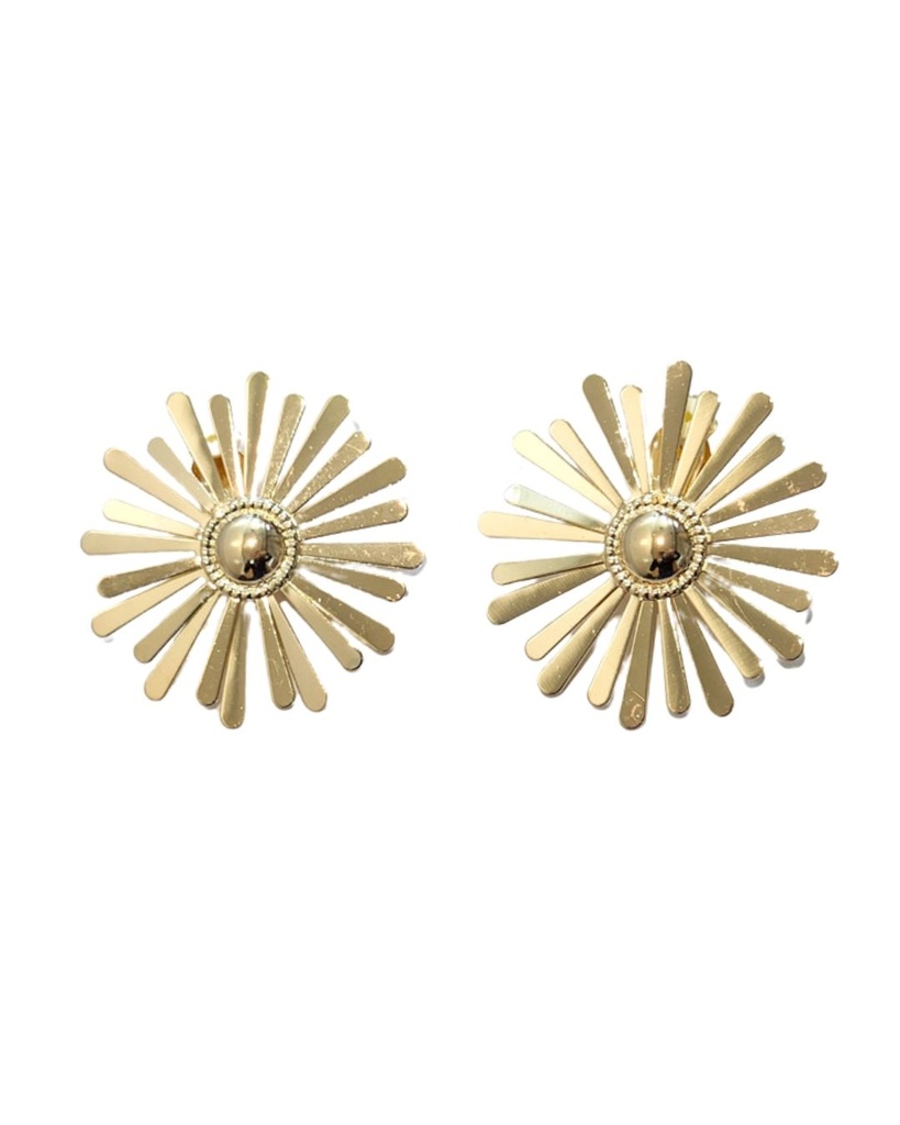 ZARCILLOS A PRESION CLIP FLOR (5.50 CM)