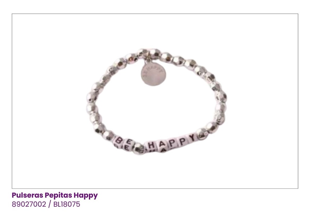 PULSERAS PEPITAS HAPPY 