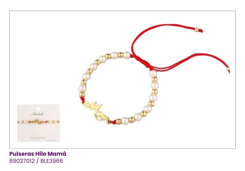 PULSERA HILO BALIN MADRE 
