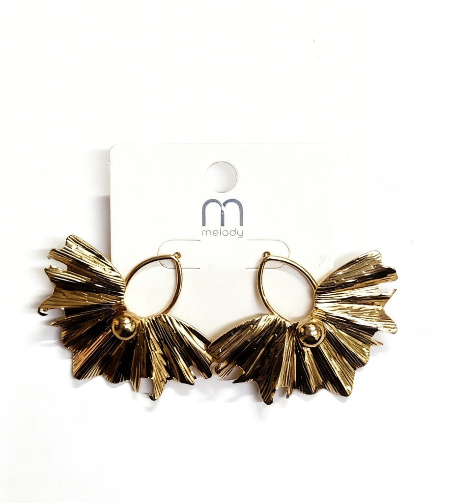 ZARCILLOS ABANICO CHUNKY GRANDES