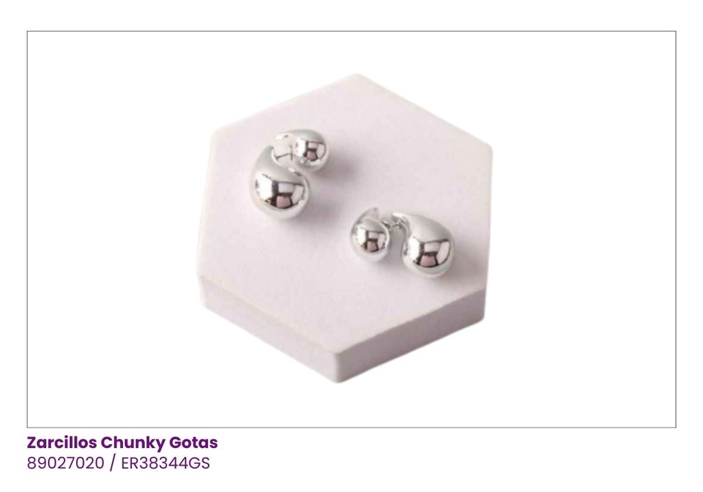 ZARCILLOS GOTAS DOBLE