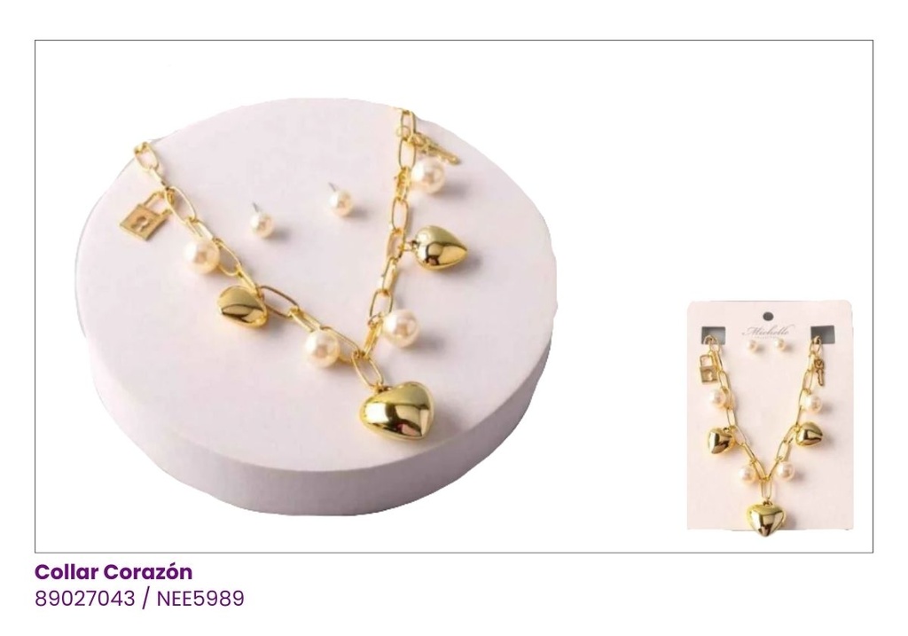 COLLARES CHARMS CORAZON