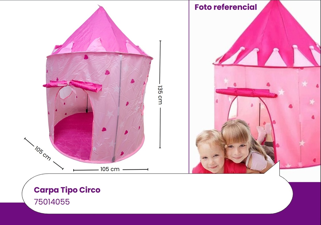 CARPAS INFANTILES TIPO CIRCO