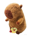 PELUCHES CAPYBARA CON POLLITO (30 CM)