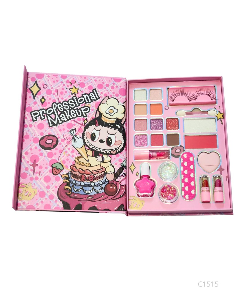 MAQUILLAJE LABUBU SET PARA NIÑAS (C1515)
