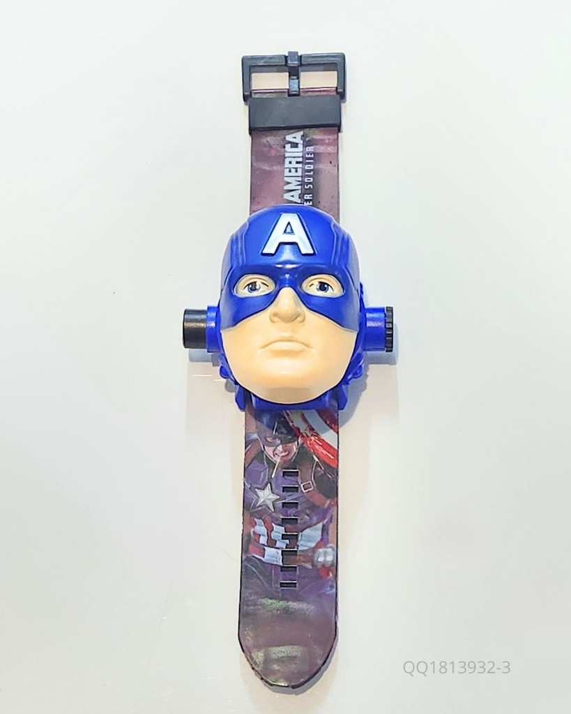RELOJ PROYECTOR CAPITAN AMERICA 