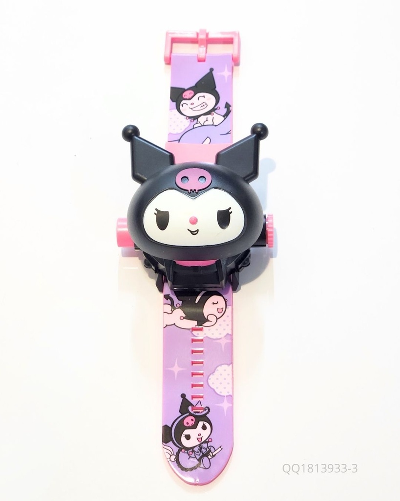 RELOJ PROYECTOR KUROMI 