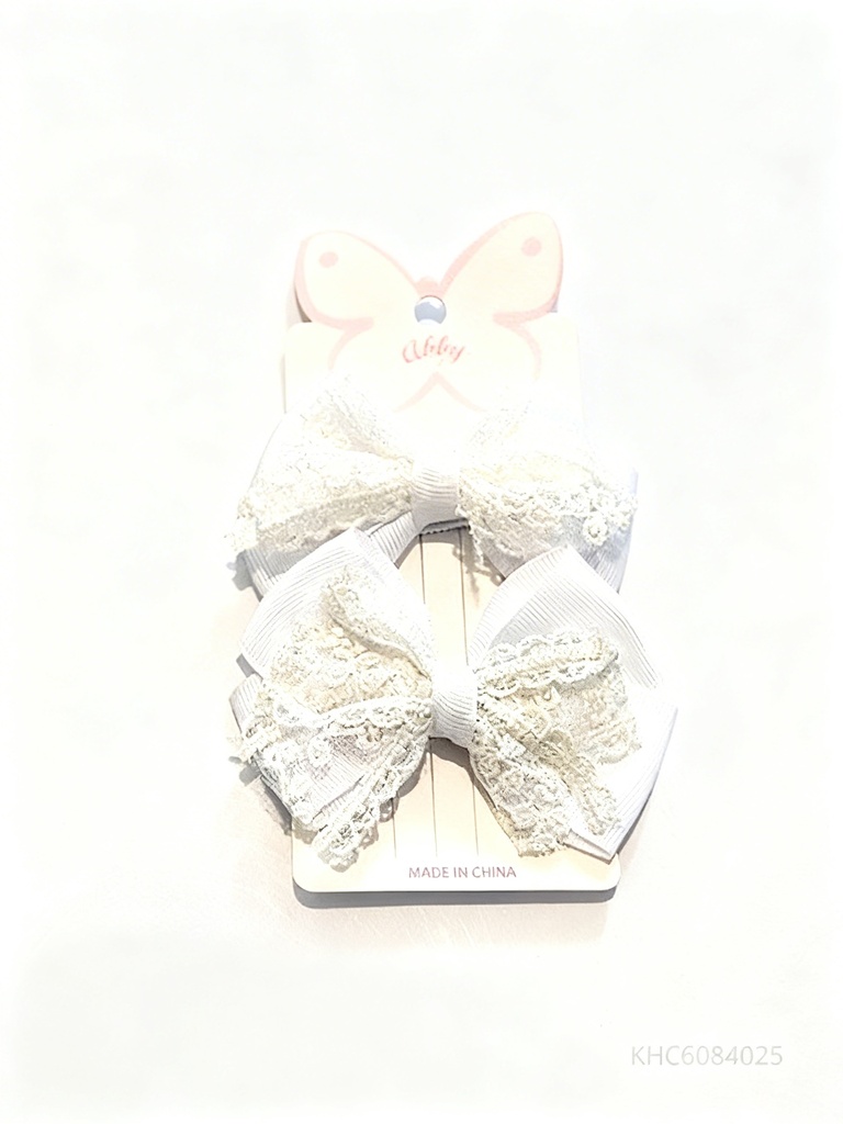 GANCHOS LAZO SET DE 2 BLANCO