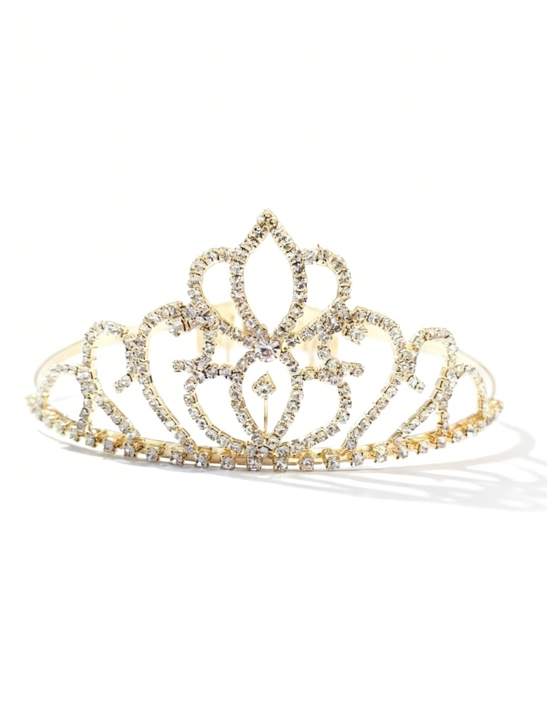 TIARAS CORONAS DORADA (HHL-6703G)