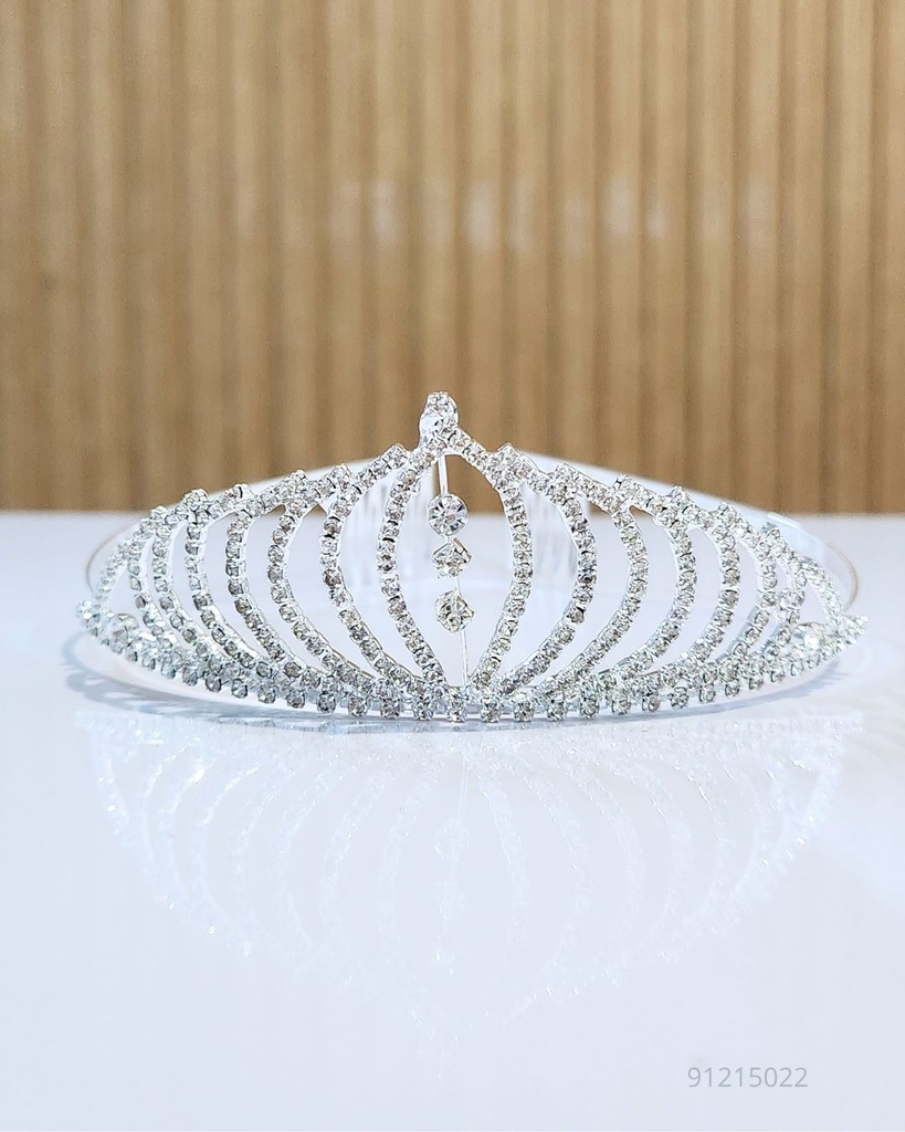 TIARAS CORONAS PLATEADA (HHL-6702S)