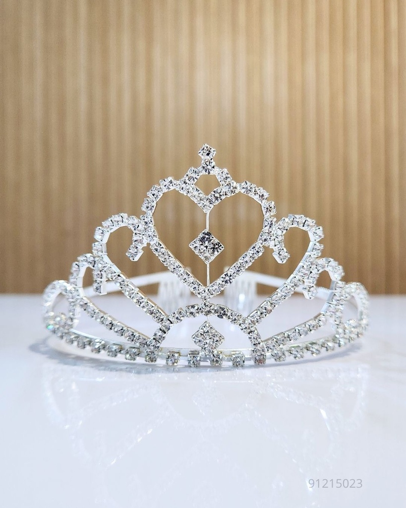 TIARAS CORONAS PLATEADA (TL-5291S)
