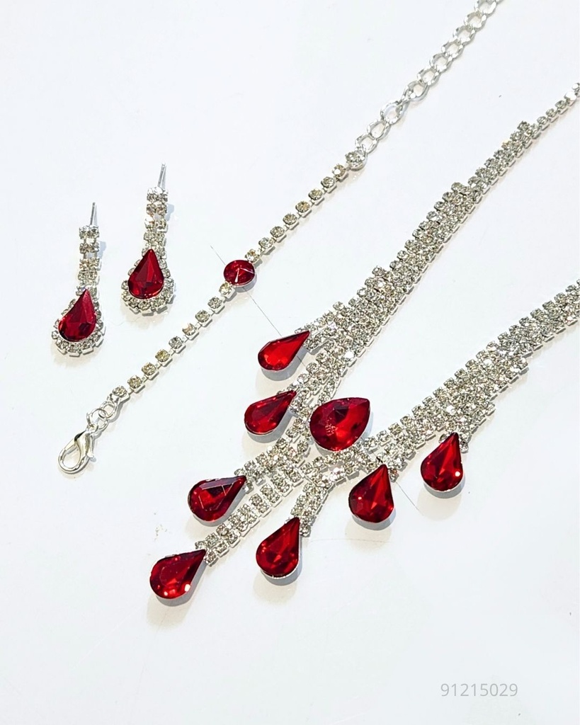 COLLARES FINO COLORES STRAS (NKL-6443S)