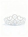 TIARAS CORONAS PLATEADA (HHL-6693S)