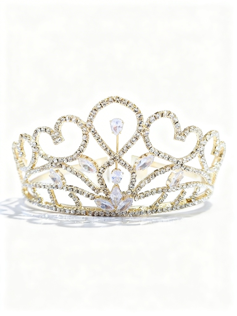 TIARAS CORONAS DORADA (HHL-6693G)
