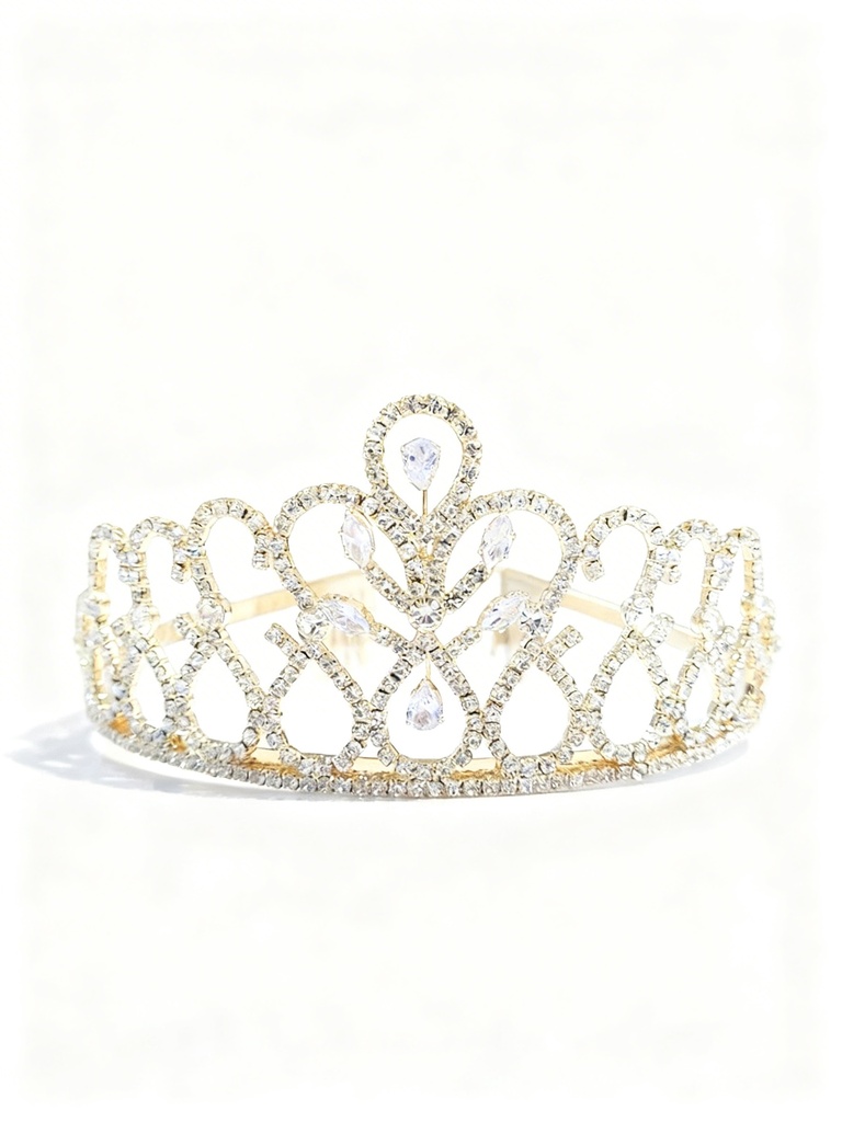 TIARAS CORONAS DORADAS (HHL-6694G)