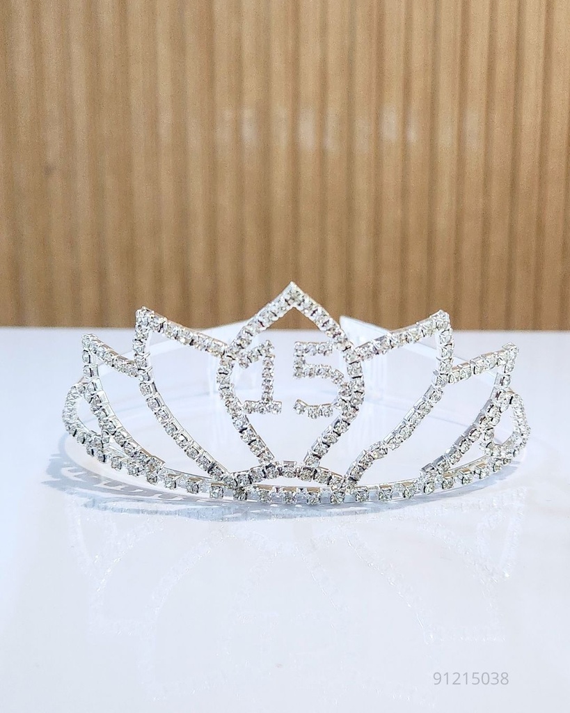 TIARAS CORONAS PLATEADA (HHL-7272S)
