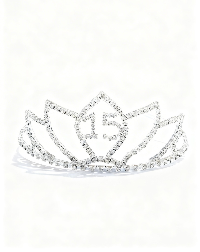 TIARAS CORONAS PLATEADA (HHL-7272S)