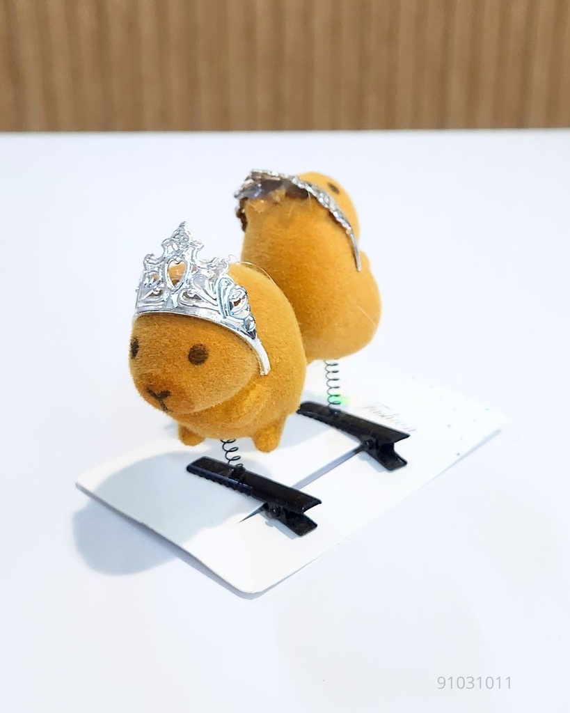 GANCHOS CAPYBARA SET DE 2