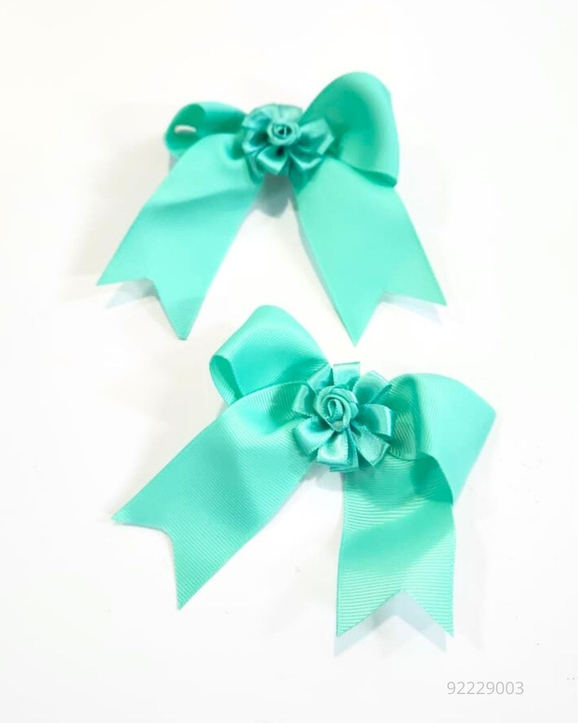 GANCHOS LAZOS CUPCAKE FLOR POR PAR (10CM)
