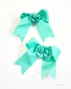 GANCHOS LAZOS CUPCAKE FLOR POR PAR (10CM)