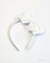 CINTILLOS BLANCOS LAZOS PERLAS 