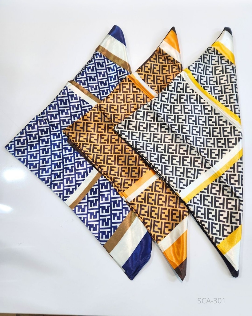 PAÑOLETAS DE SEDA FENDI (90X90 CM)