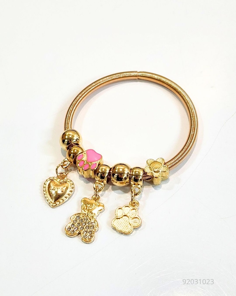 PULSERAS PANDORAS PARA NIÑAS OSO