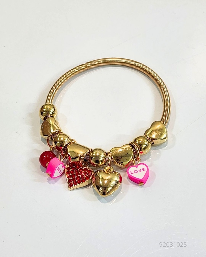 PULSERAS PANDORAS CORAZON