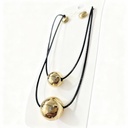 COLLAR CUERINA PERLA G/S X2