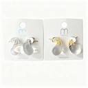 ZARCILLOS GOTA TRANSPARENTE