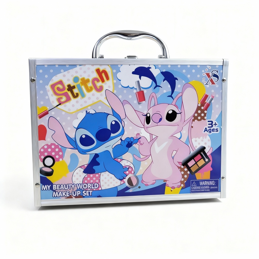 MAQUILLAJE STITCH MALETA SET PARA NIÑAS
