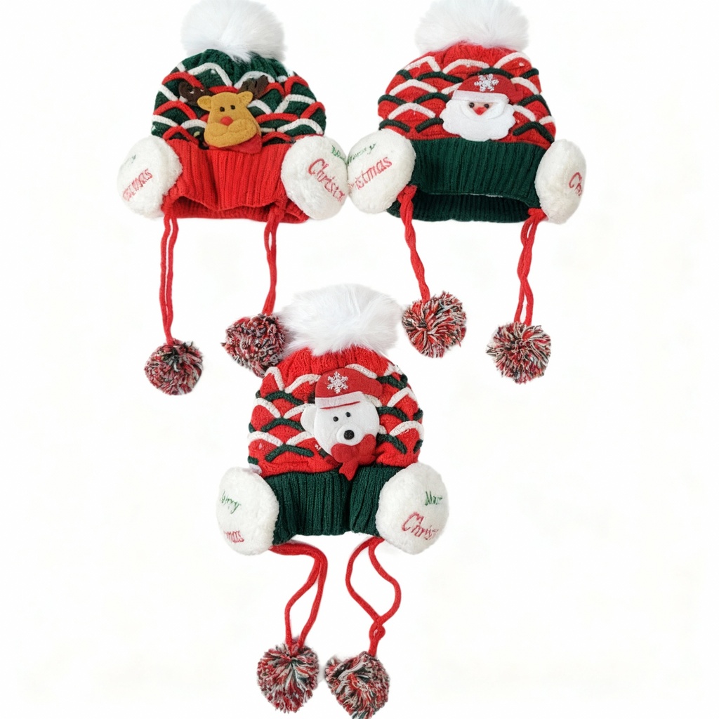 GORROS PASAMONTAÑAS NAVIDAD NIÑOS