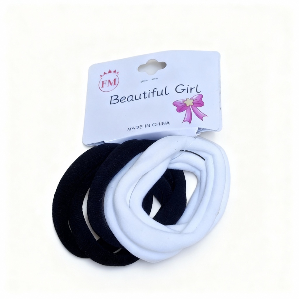 COLAS LYCRA BLANCA Y NEGRA 6CM X6