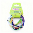 PULSERAS DE GOMA COLORES NEON