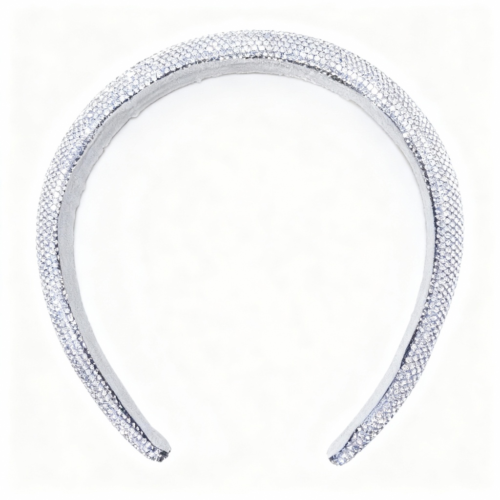 CINTILLO BRILLANTE PLATEADO