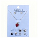 SET COLLAR Y TOPITOS NIÑA CORAZON