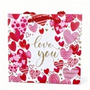 BOLSA DE REGALO PQ CORAZONES LOVE