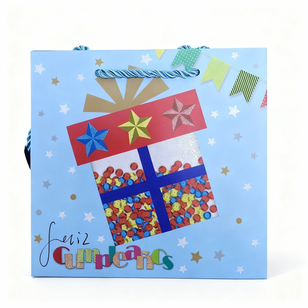 BOLSA DE REGALO PQ FELIZ CUMPLEAÑOS