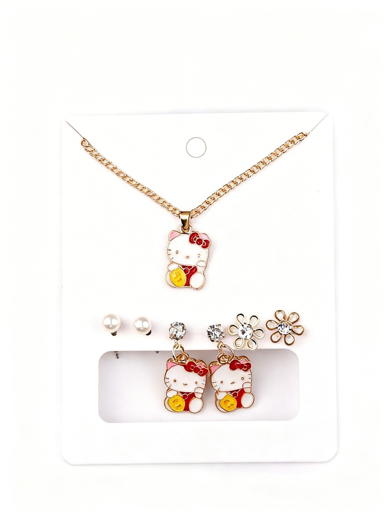 SET COLLAR TOPITO HELLO KITTY 