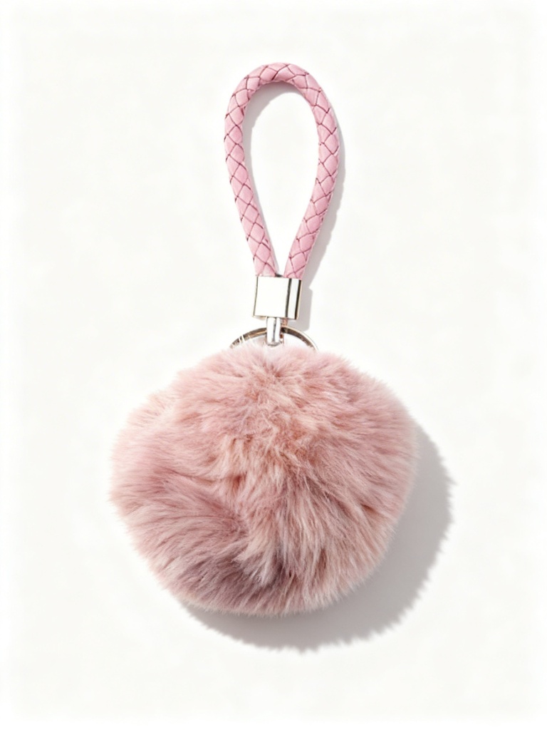 LLAVERO POMPON COLORES 